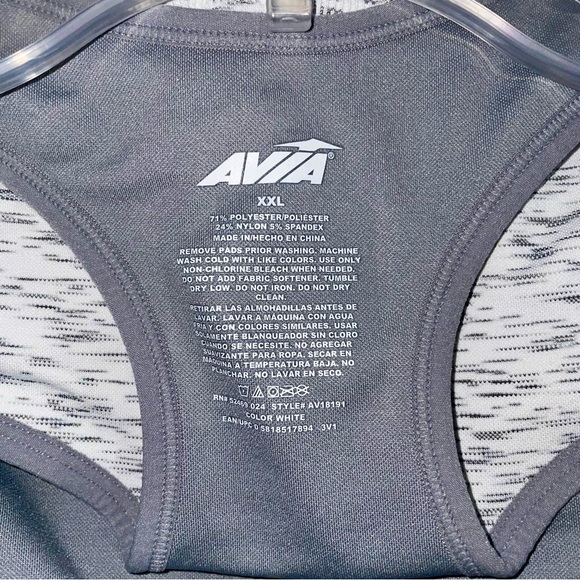 Avia | Set of 2 Seamless Zip Front Sports Bras - Picture 4 of 9